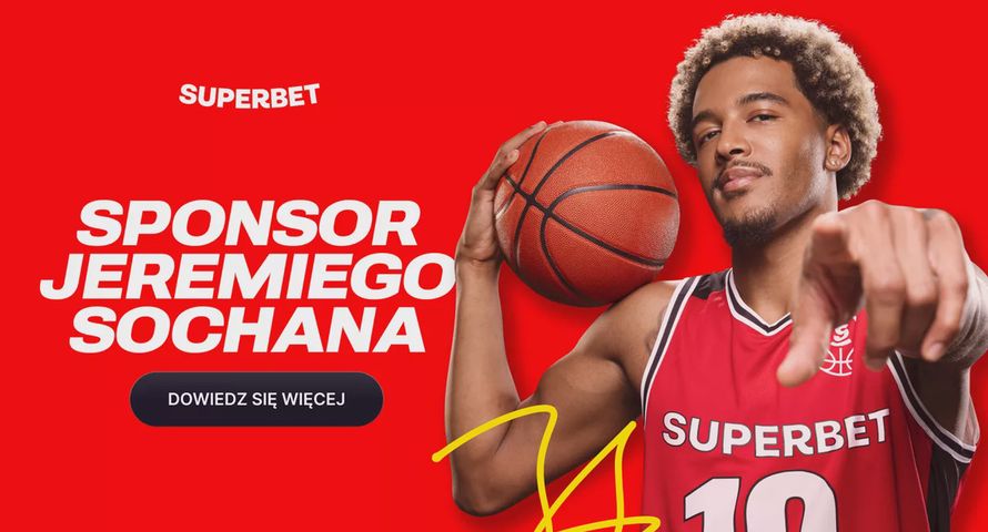 Jeremy Sochan gra z Superbet