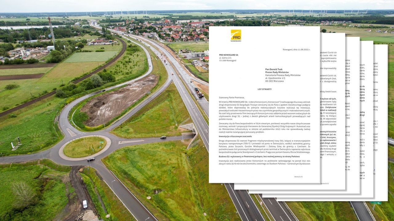 Budują drogę nad morze. Są na skraju upadłości. Piszą do premiera