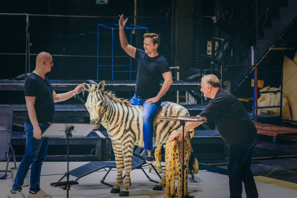 Tomasz Rak, Arnold Rutkowski i Dariusz Machej. Próby do „Ducha wojewody” w Teatrze Wielkim-Operze Narodowej © Marcin Oliva Soto