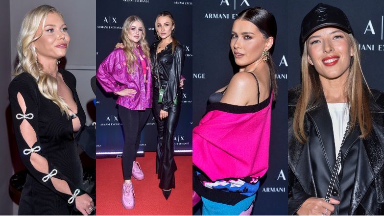 Celebrytki na imprezie Armani Exchange Party: grająca ramieniem Sieklucka, Madeńska w dzwonach i elegancka Janoszek (ZDJĘCIA)