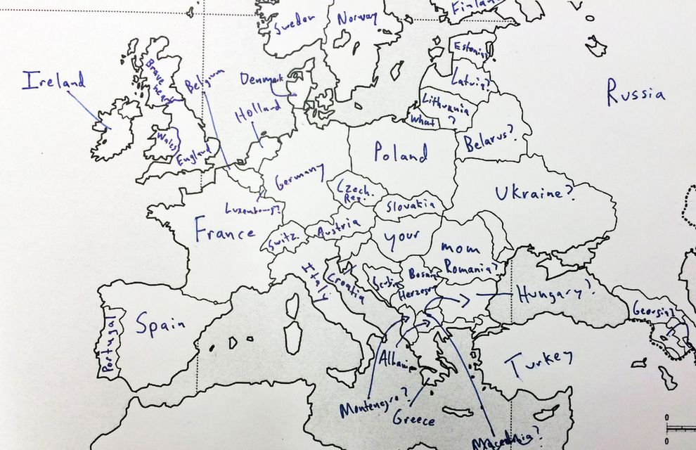 Gdzie leży Polska? Amerykanie wskazują kraje w Europie 30
