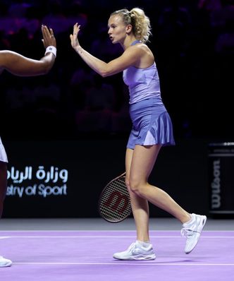 Set do zera w półfinale WTA Finals. Potem faworytki musiały się namęczyć