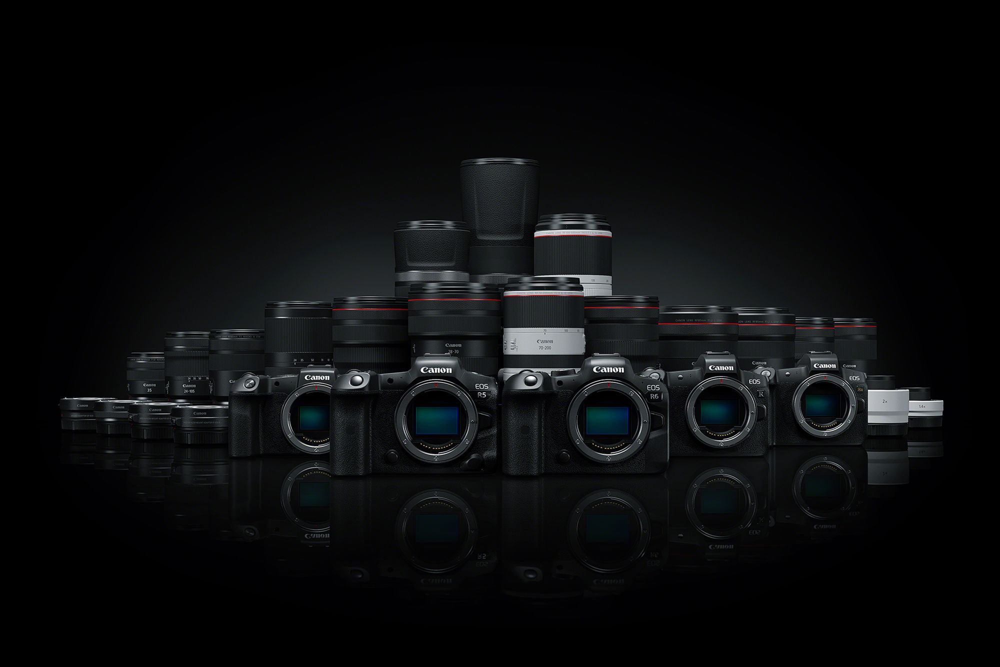 Canon prezentuje 4 nowe obiektywy Canon RF oraz 2 telekonwertery 1