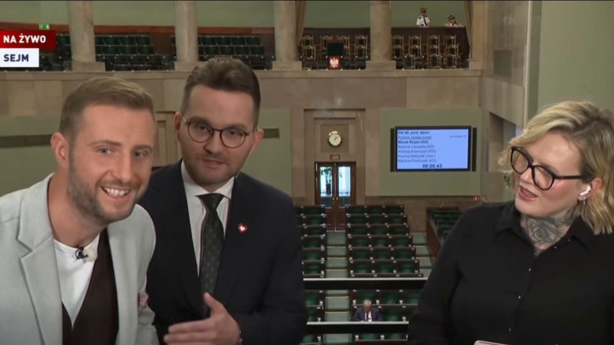 Incydent z Miłoszem Kłeczkiem w Sejmie. Wyprowadziła go Straż Marszałkowska