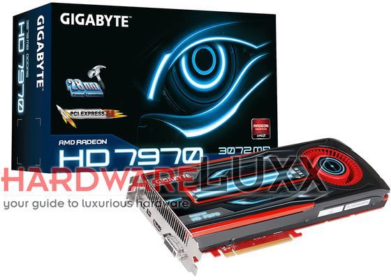referencyjna karta graficzna Gigabyte Radeon HD 7970 z opakowaniem