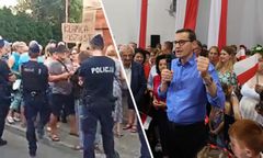 Morawiecki wygwizdany w Gorlicach. "Będziesz siedział"