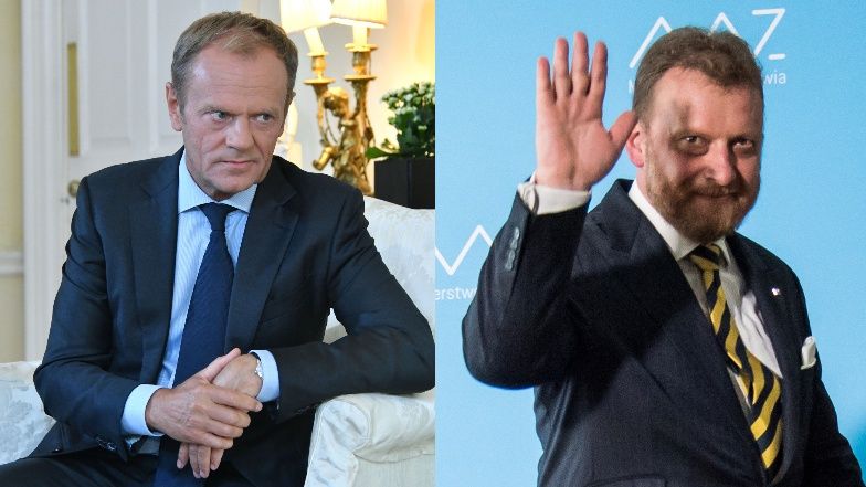 Donald Tusk żartuje sobie z Łukasza Szumowskiego