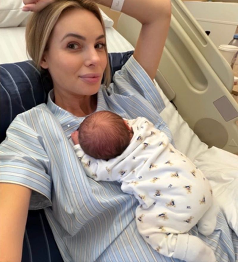 Izabela Janachowska z synem