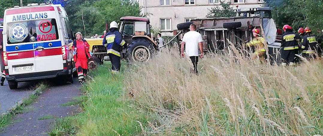 Dolny Śląsk. Wypadek w Pieńsku, maszyna rolnicza przygniotła 10-letnie dziecko