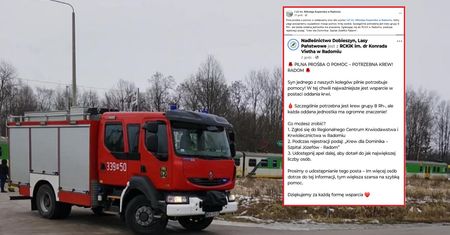 17-latek wpadł pod pociąg, gdy wnosił wózek. Jest pilny apel