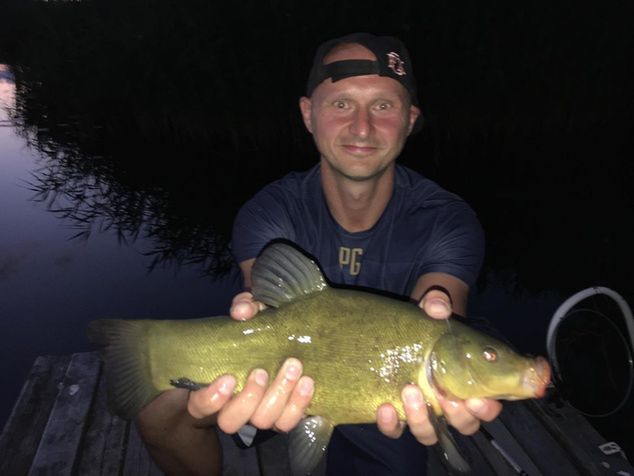 Zanim Piotr Graban został trenerem siatkówki, z powodzeniem uprawiał wędkarstwo (fot. archiwum prywatne)