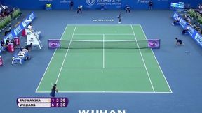 WTA Wuhan: Zryw Radwańskiej. Dwie kapitalne wymiany
