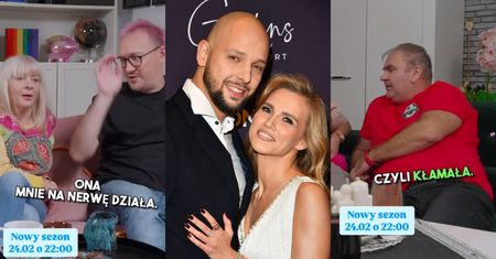 Tymczasem w "Gogglebox": dyskusja o rozwodzie Kaczorowskiej i Peli. "Jeszcze w dżungli mówiła, że go kocha"