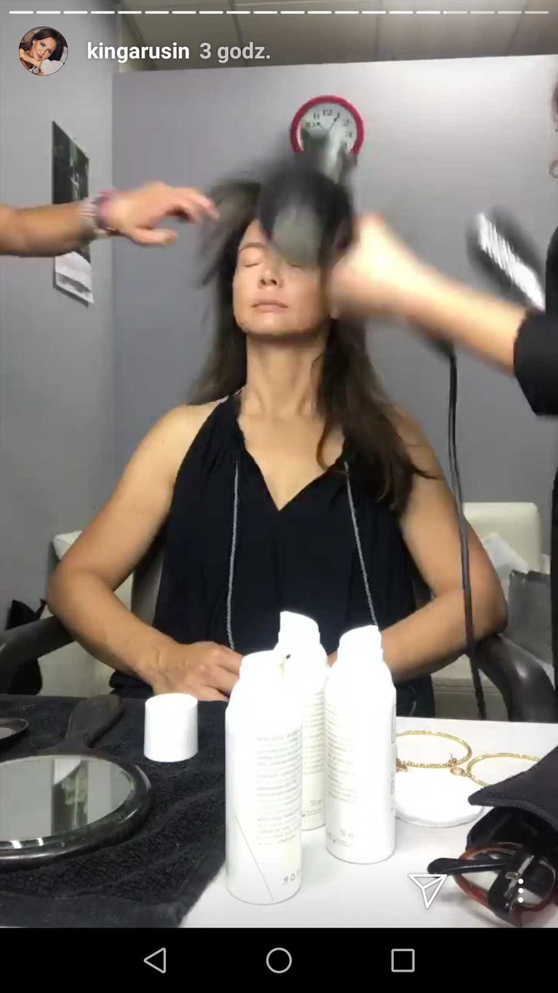 Kinga Rusin bez makijażu - Insta Stories