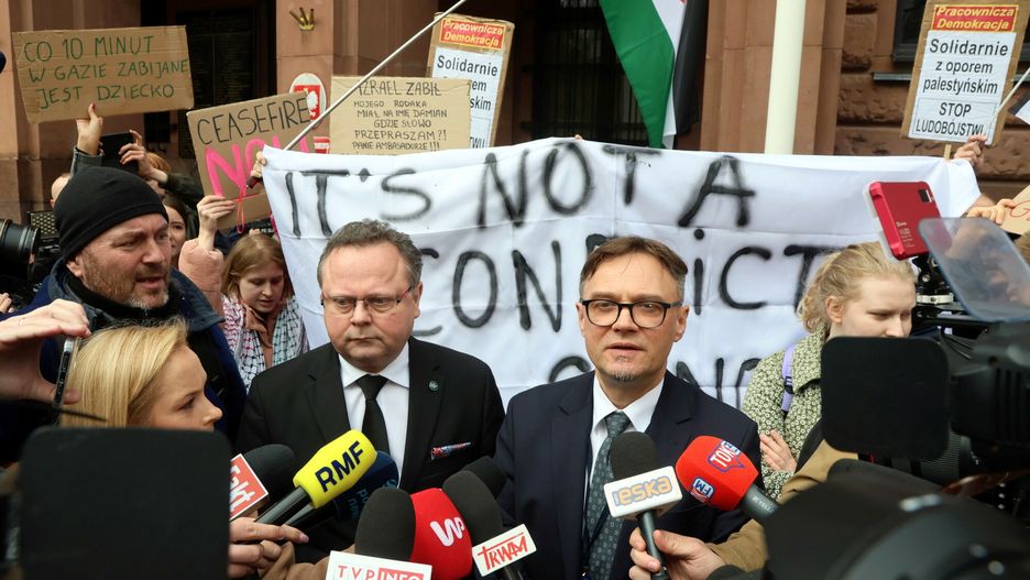 Andrzej Szejna po spotkaniu z ambasadorem Izraela