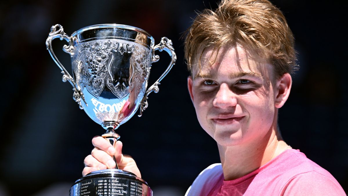 PAP/EPA / James Ross / Na zdjęciu: Henry Bernet, juniorski mistrz Australian Open 2025