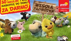 Polomarket promuje się maskotkami z „wesołej zagródki”