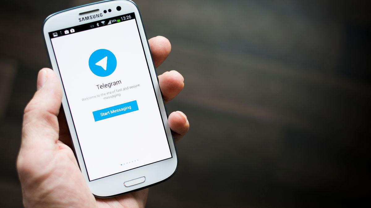 Telegram na Samsungu Galaxy z depositphotos