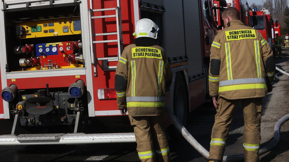 Strażacy gasili ogień w ośrodku wuypoczynkowp-rehabilitacyjnym w