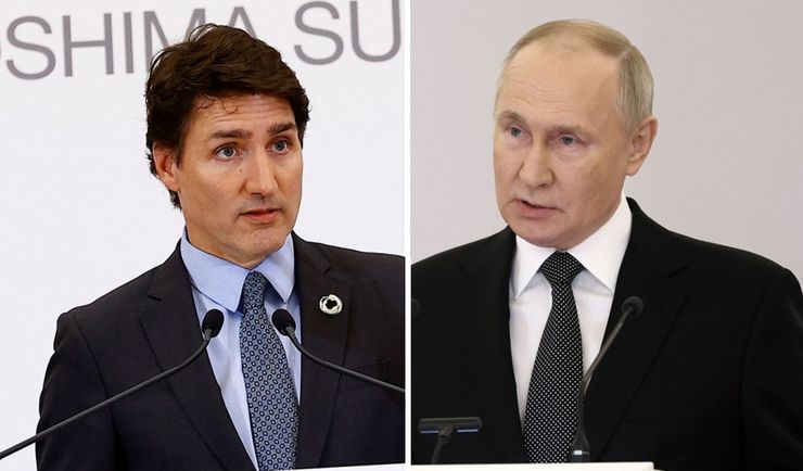 Trudeau: Putin jest słabeuszem i tchórzem