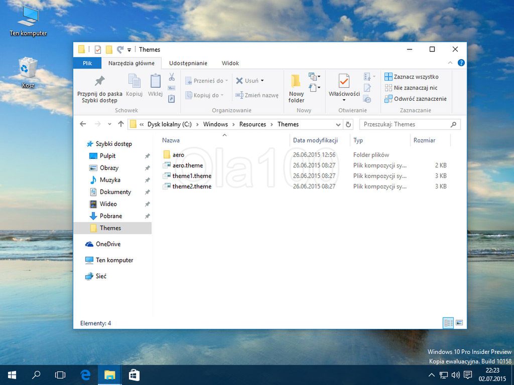 Przywracamy kolory paskom tytułowym w windows 10 