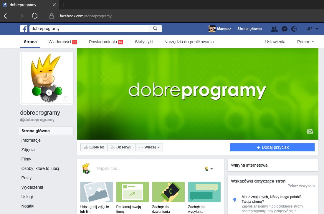 Może by tak Facebook całkowicie uwolnić od reklam? ;)