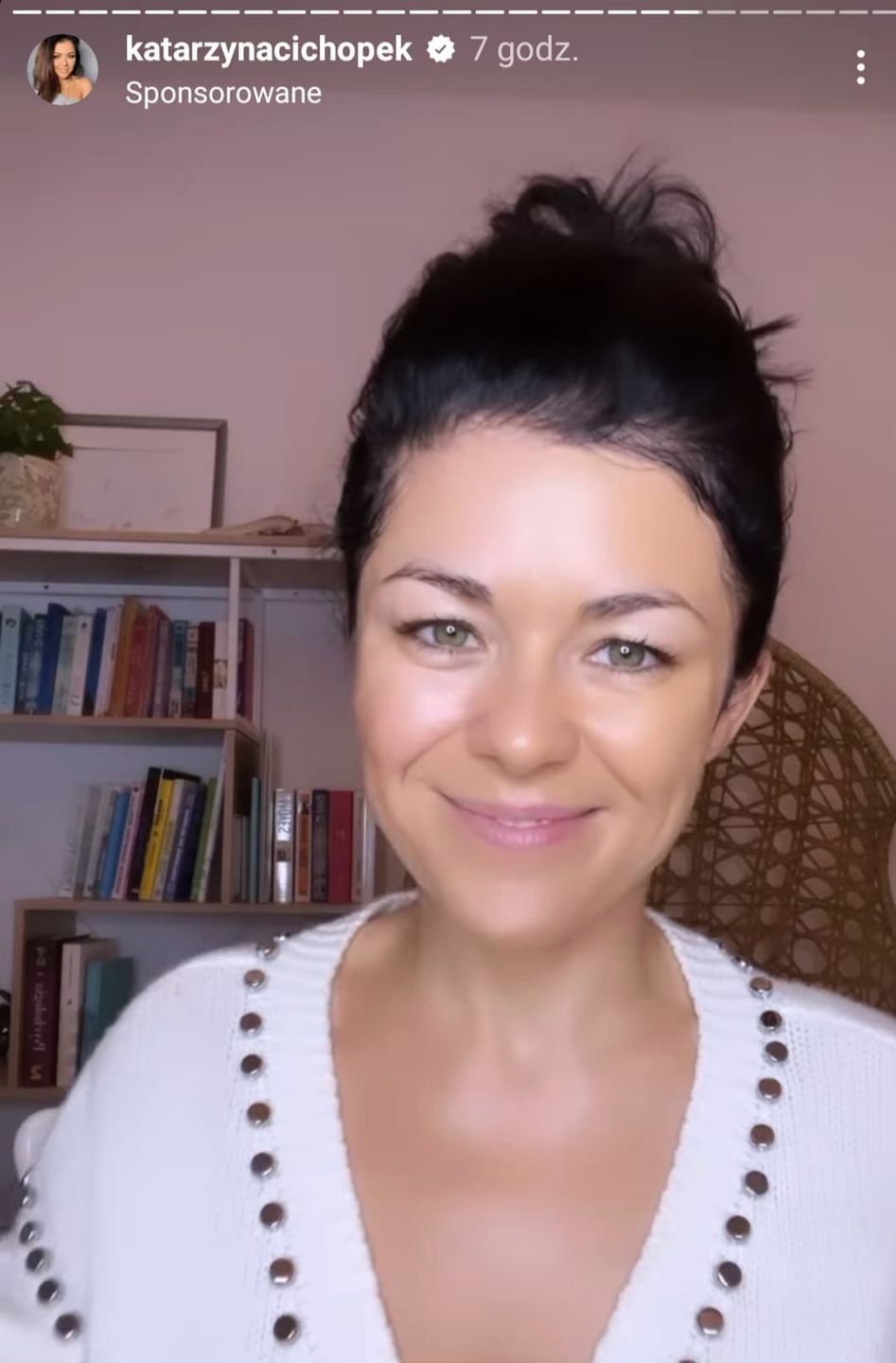 Kasia Cichopek robi makijaż