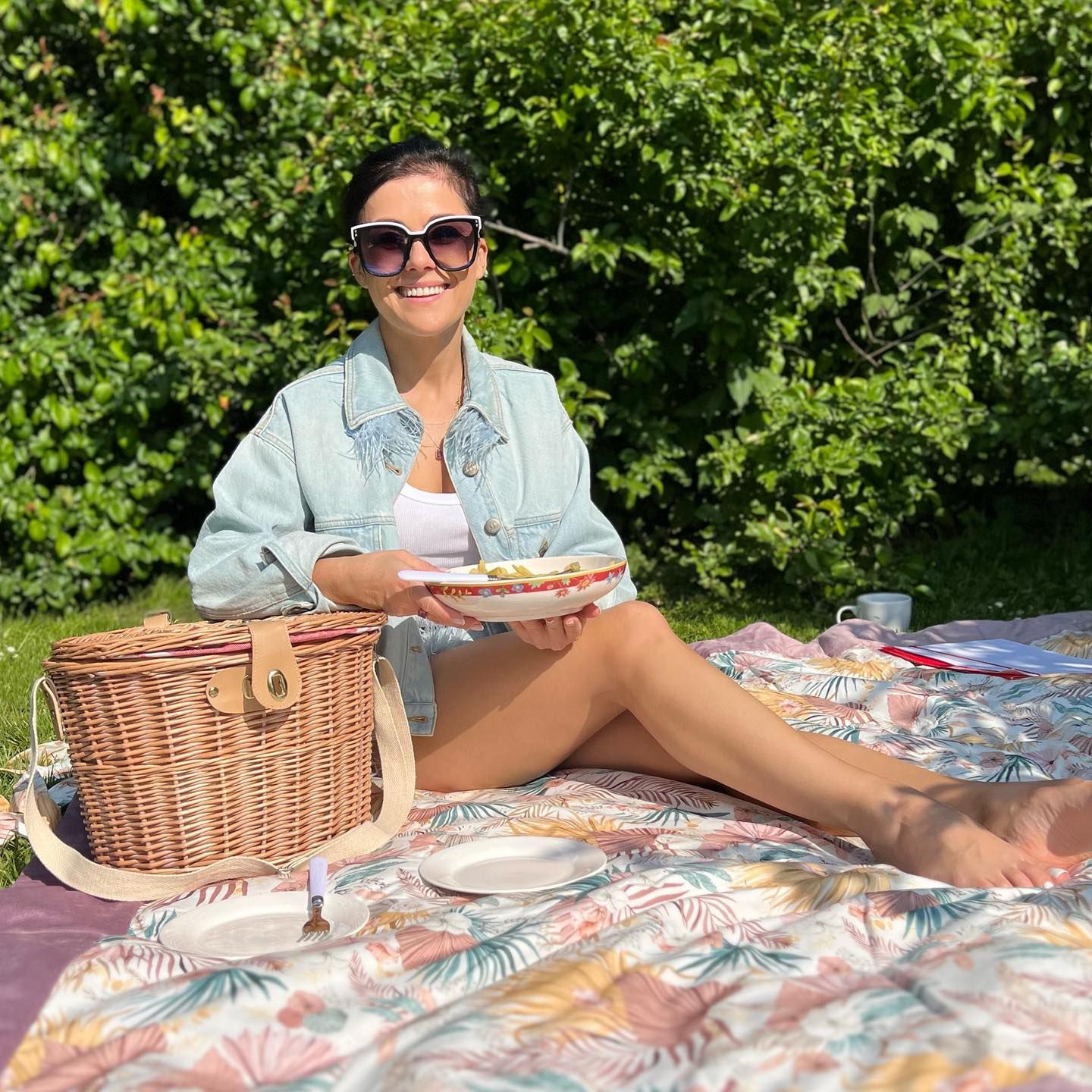 Kasia Cichopek na pikniku