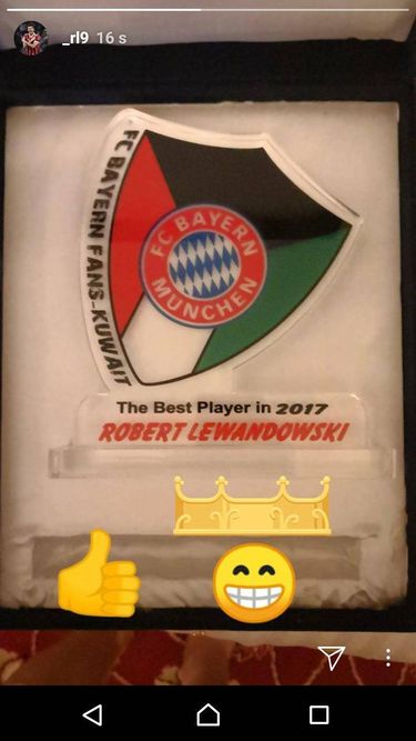 Robert Lewandowski najlepszym piłkarzem w 2017 roku