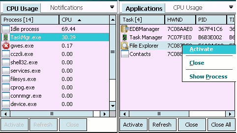 Scyzoryk szwajcarski dla użytkownika Windows Mobile 1