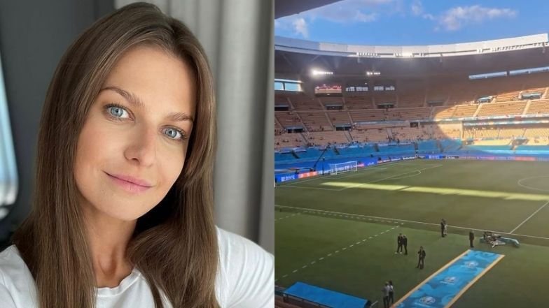 Euro 2020. Anna Lewandowska kibicuje Polakom podczas meczu z Hiszpanią