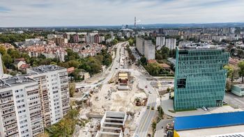 Kraków: Budowa linii tramwajowej do Mistrzejowic. Korki coraz większe