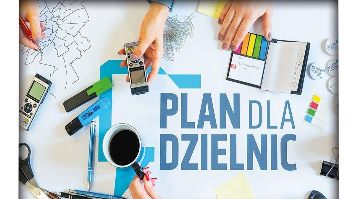 plakat plan dla dzielnic