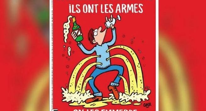 „Charlie Hebdo” odpowiada okładką na zamachy w Paryżu. „To wygląda na efekt strachu”