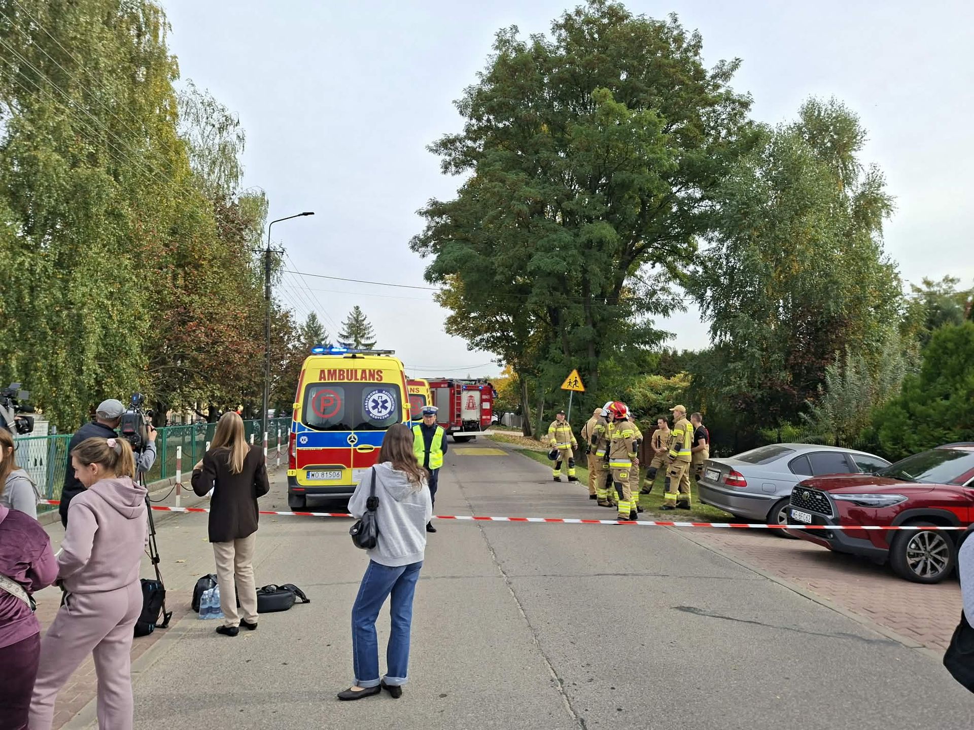 Sytuacja przed szkołą