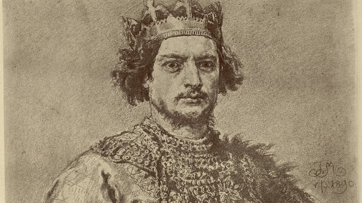 Bolesław II Szczodry. Rysunek Jana Matejki
