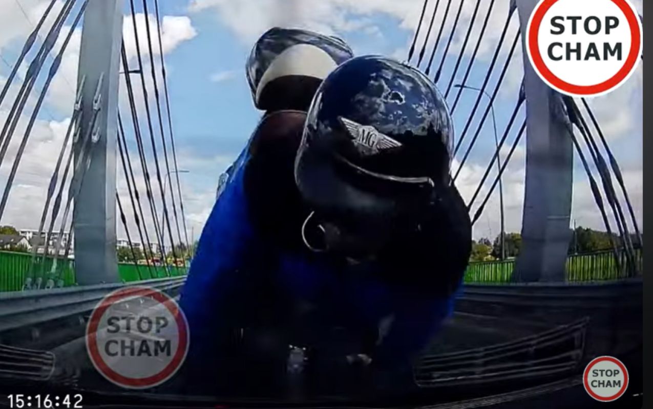 Mogło skończyć się naprawdę źle. Nagranie niesie się po sieci