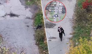 Makabryczna zbrodnia Rosjan. Wszystko sfilmował dron