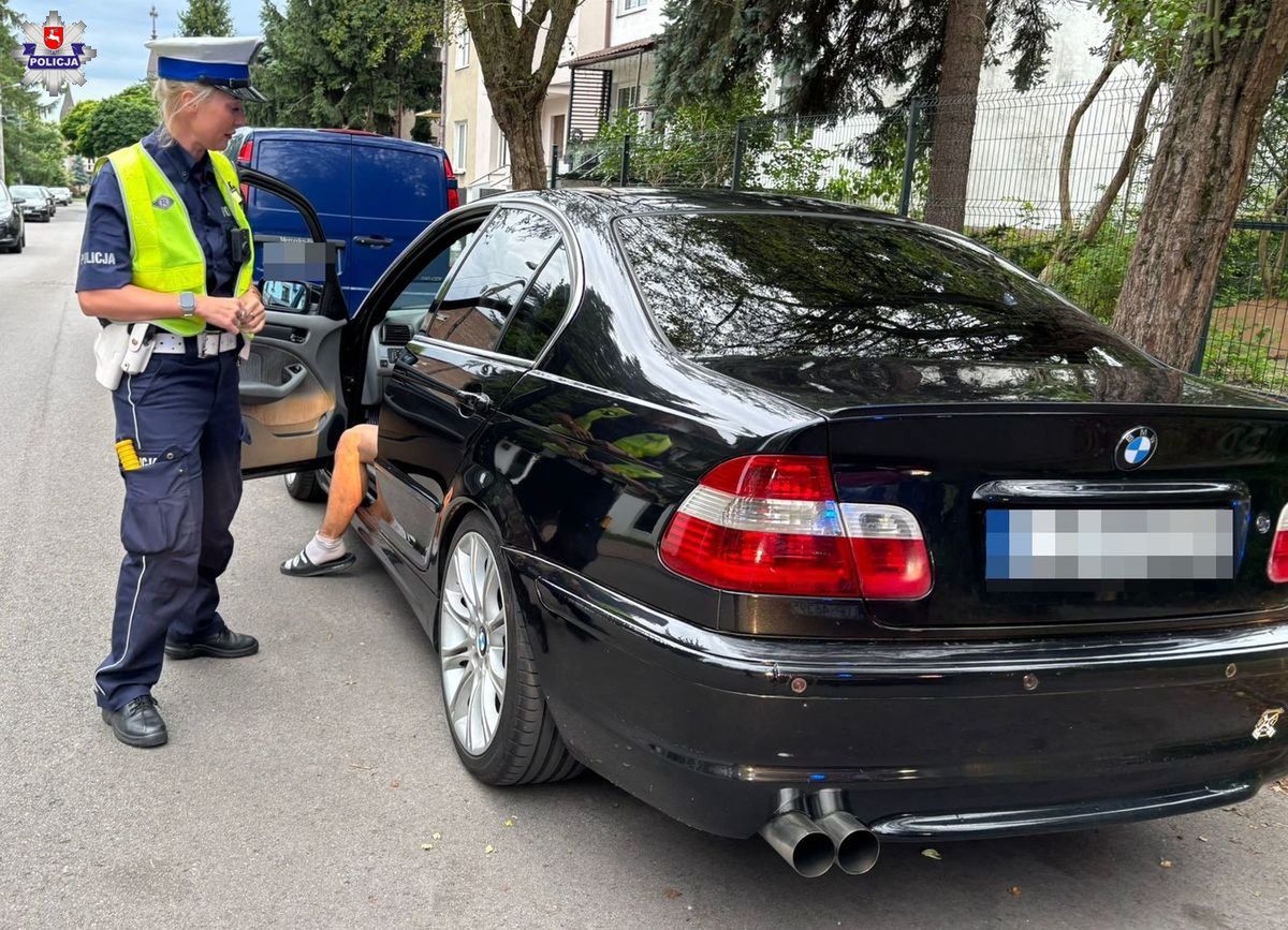 Kontrola lubelskiej Policji w ramach akcji "Drift-Stop"