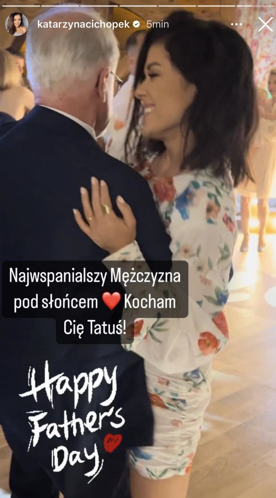 Katarzyna Cichopek pochwaliła się tatą