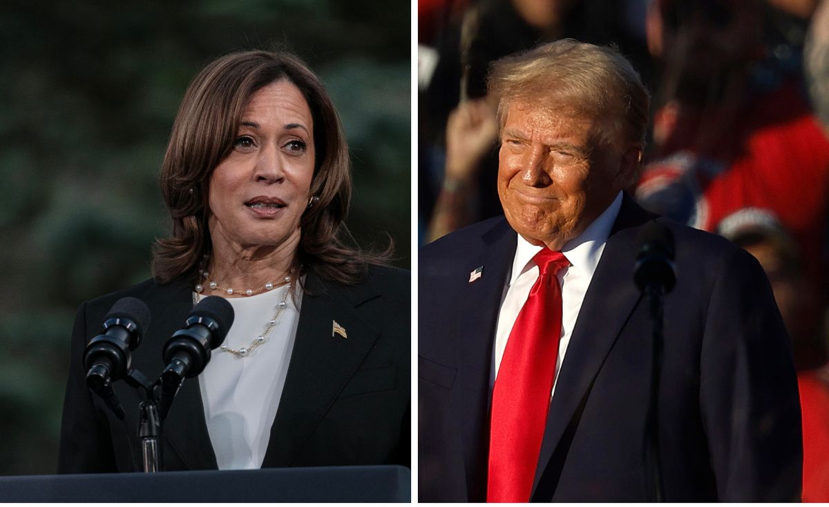 Kamala Harris, Donald Trump, wybory prezydenckie w stanach zjednoczonych Wybory w USA. Sondaże wskazują konkretną tendencję