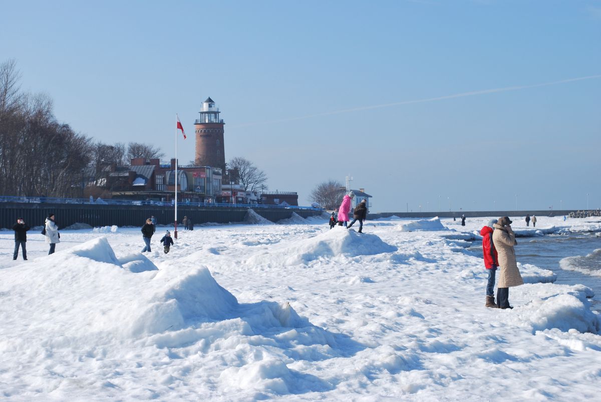 Plaża w Kołobrzegu