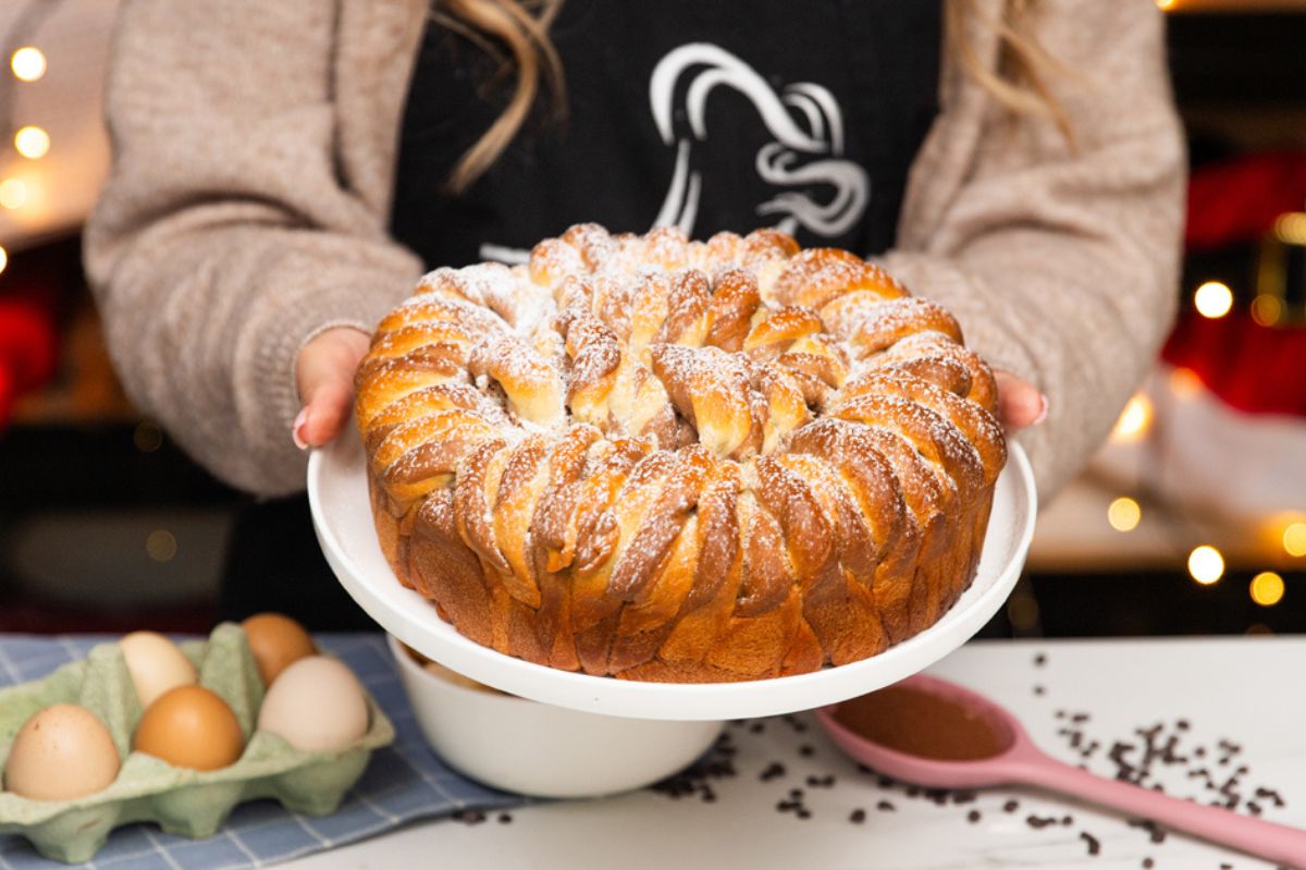 Unleash your inner baker with this twisted, dual-toned cake recipe that's a visual treat