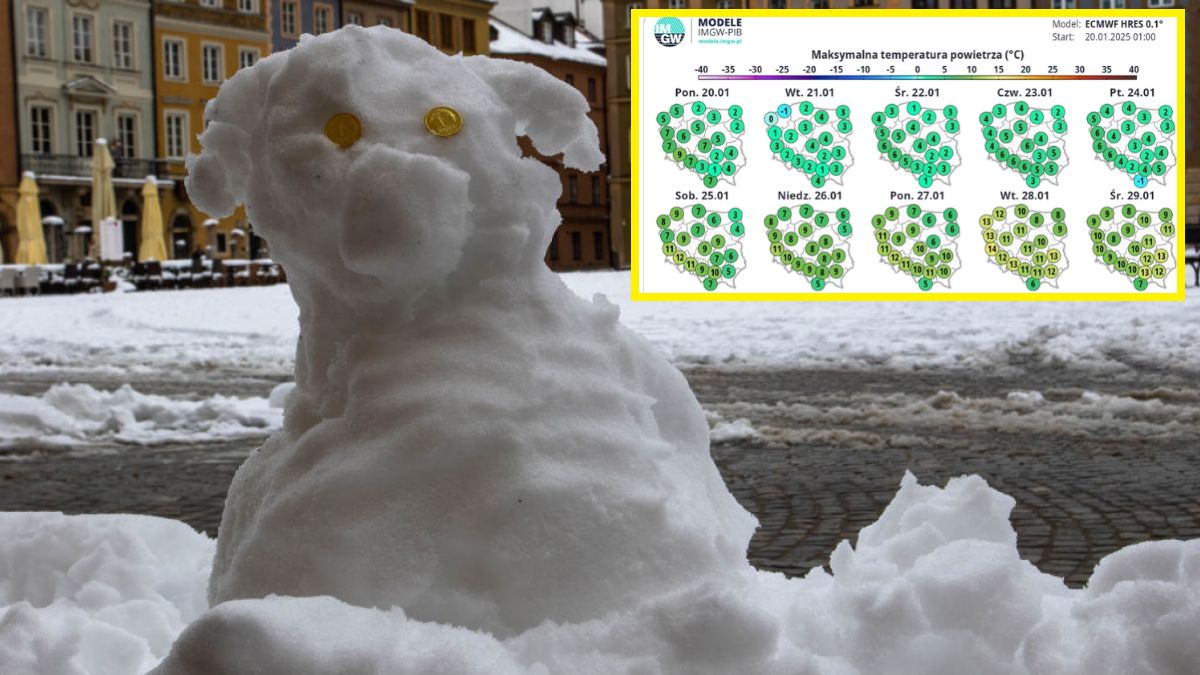 Końcówka stycznia z wysokimi temperaturami