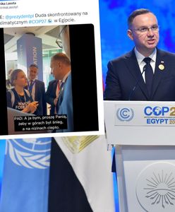 Duda dyskutuje z aktywistką klimatyczną. "A ja bym chciał, żeby w górach był śnieg"