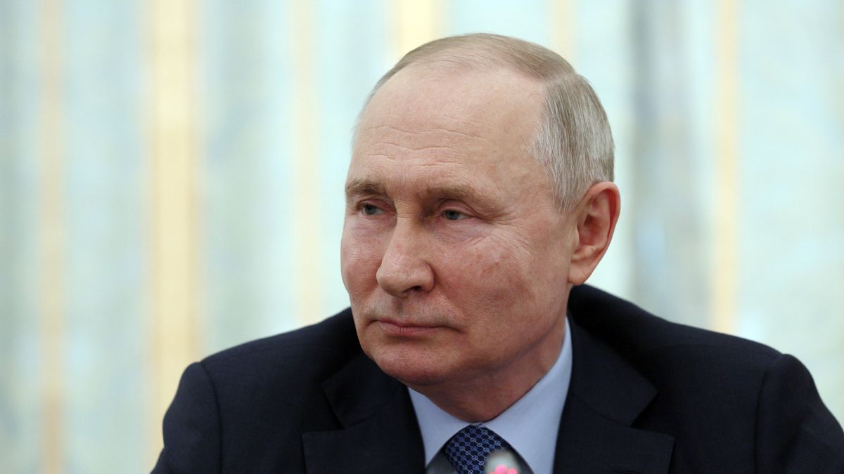 Russian President Vladimir Putin chairs a meeting with Russian war journalists in Moscow, Russia, 13 June 2023. EPA/GAVRIIL GRIGOROV / SPUTNIK / KREMLIN POOL MANDATORY CREDIT Dostawca: PAP/EPA.