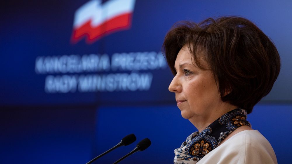 Marlena Maląg podsumowała działanie tarczy.