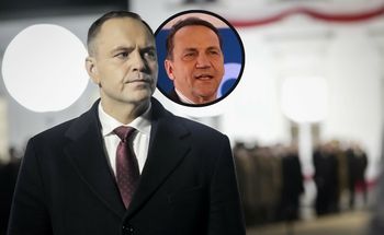 Nawrocki "znów straszy". Sikorski komentuje w nocnym wpisie