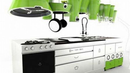 Kuchnia z funkcją hodowli dżdżownic pod blatem 1