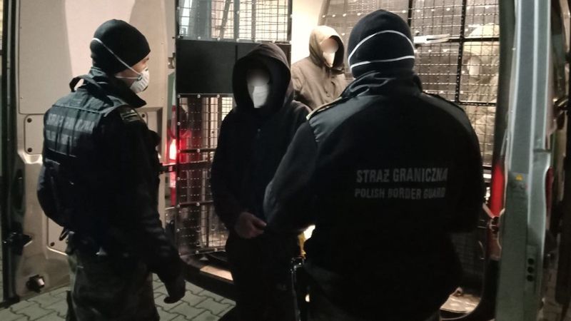 Śląskie. Kolejni obcokrajowcy zatrzymani za nielegalne przekroczenie granicy Polski.